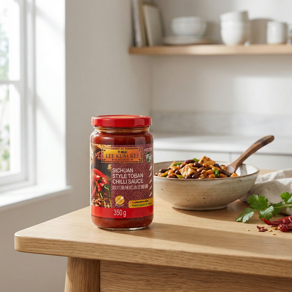 LEE KUM KEE Sauce pimentée aux fèves à la sichuanaise 350 g
