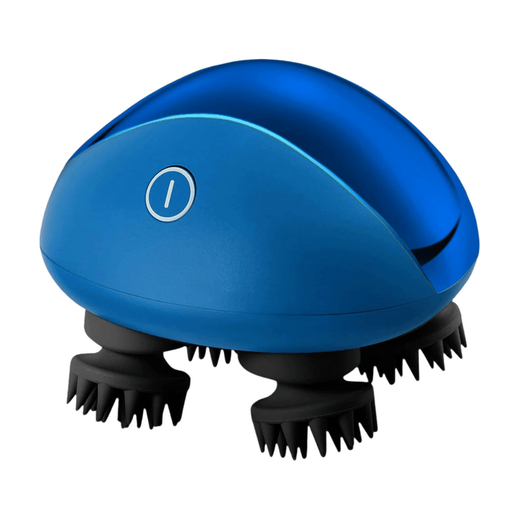 BREO Scalp Mini - Appareil de massage électrique pour la tête, peigne à griffes, étanche pour douche, portable IPX7, sans fil, massage crâniel, soins capillaires, massage pour animaux, cadeau d'anniversaire