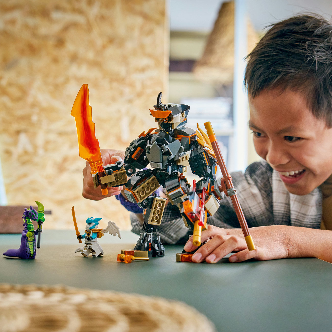 LEGO Ninjago 71854 La mission du robot Cole et du dragon Zane