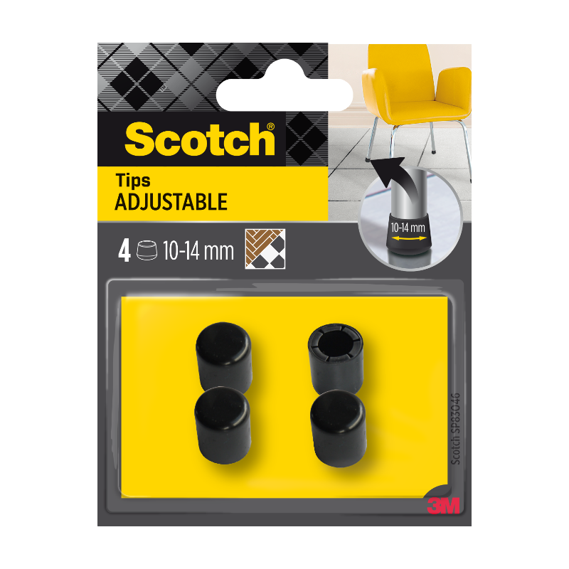 Scotch® Embout multitaille enveloppant Noir Ø 10 à 14mm