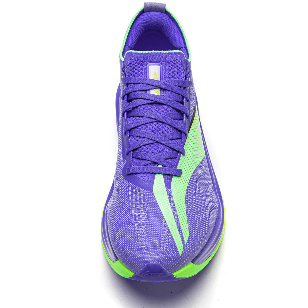 EU42.5 LI-NING Fly Electric 6 ELITE Chaussures de course de vitesse pour hommes Marathon Sport et plein air - Violet étoilé fluorescent