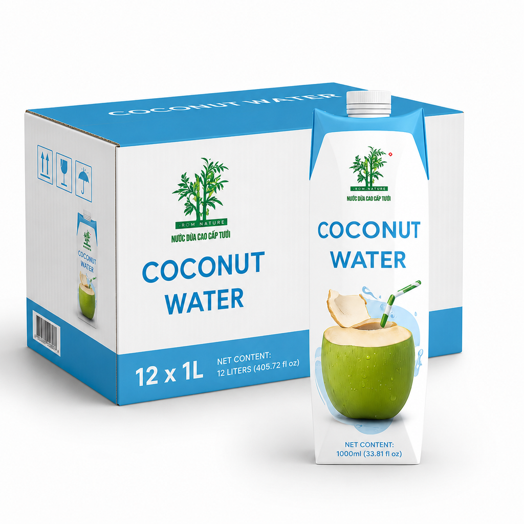 Bamboo Tree Eau de coco 12x1 L (Nouvel emballage)