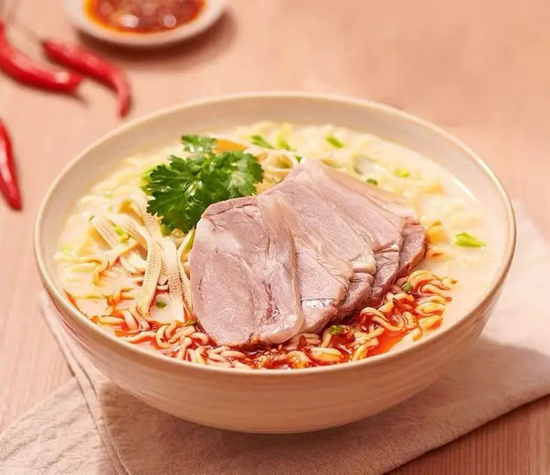 Bai Xiang, nouilles en sachet au bouillon de boeuf classique, 82g x 5
