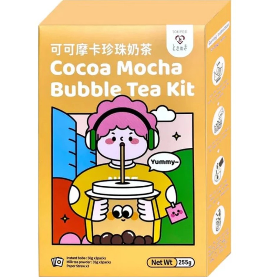 Tokimeki Kit pour bubble tea saveur moka cacao - 255 g