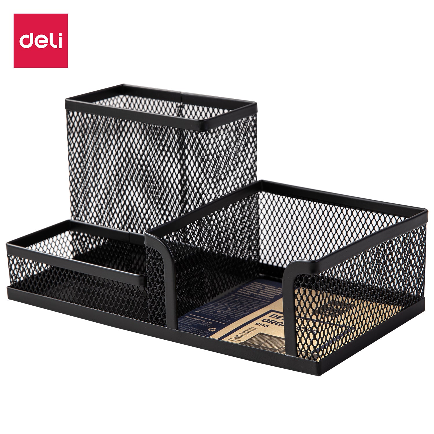 Deli Organisateur de bureau multifonction - Noir