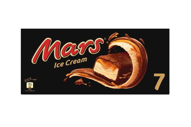 MARS Barres glacées au Caramel x7 280g