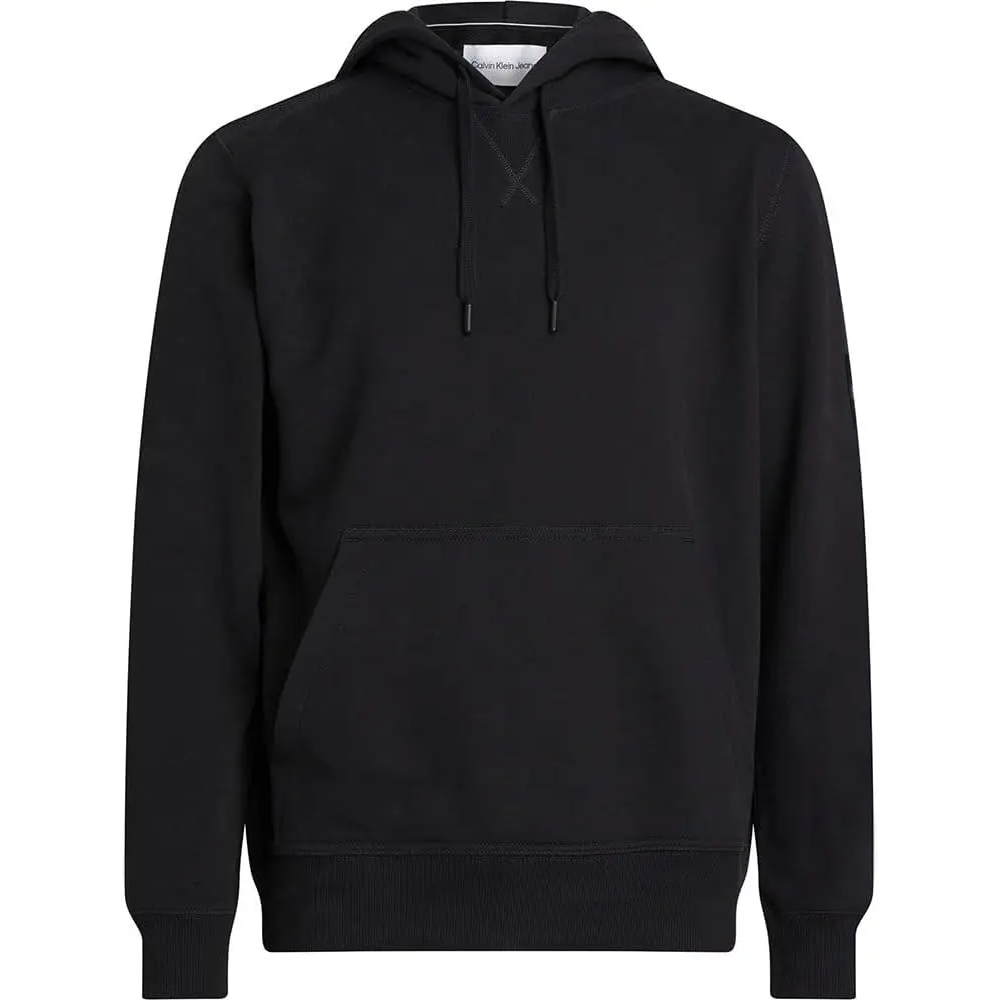 CALVIN KLEIN Sweat à capuche à logo - Noir