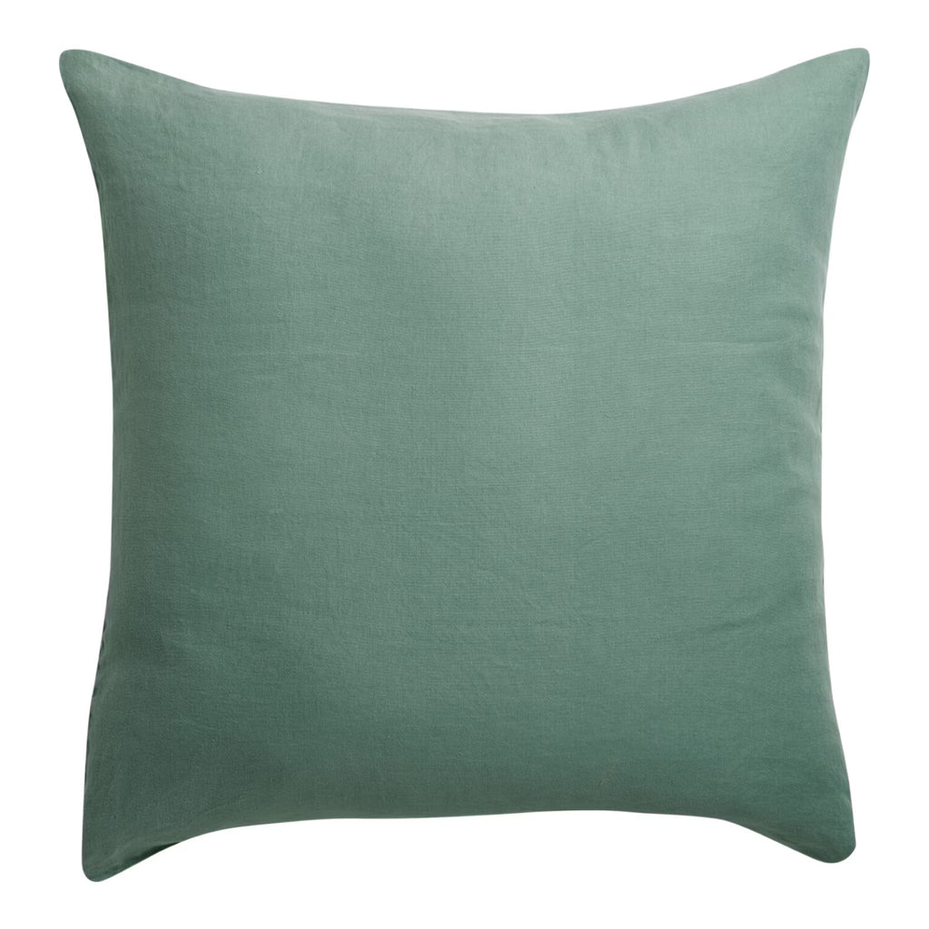 VIVARAISE Kala Taie d’oreiller sauge - 65 x 65 cm