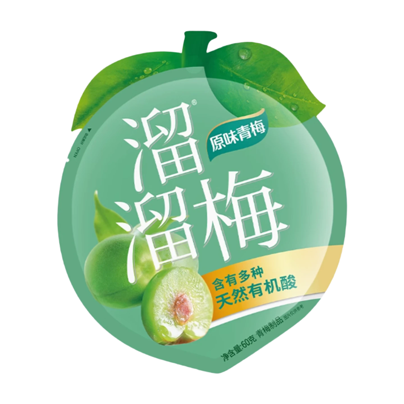 Liu Liu Prune Prunes vertes nature - 60 g