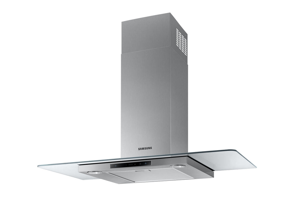SAMSUNG NK36M5070FS Hotte décorative murale 90 cm - 670 m³/h - Inox et verre - Classe B