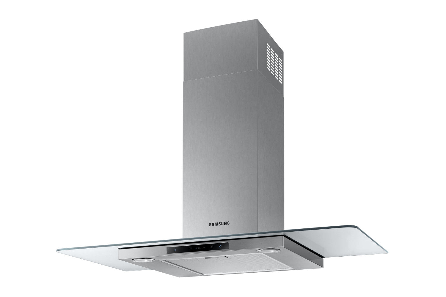 SAMSUNG NK36M5070FS Hotte décorative murale 90 cm - 670 m³/h - Inox et verre - Classe B