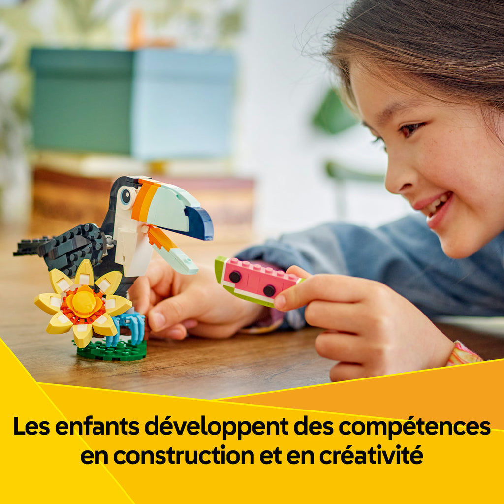 LEGO Creator 31173 Animaux sauvages : le toucan tropical