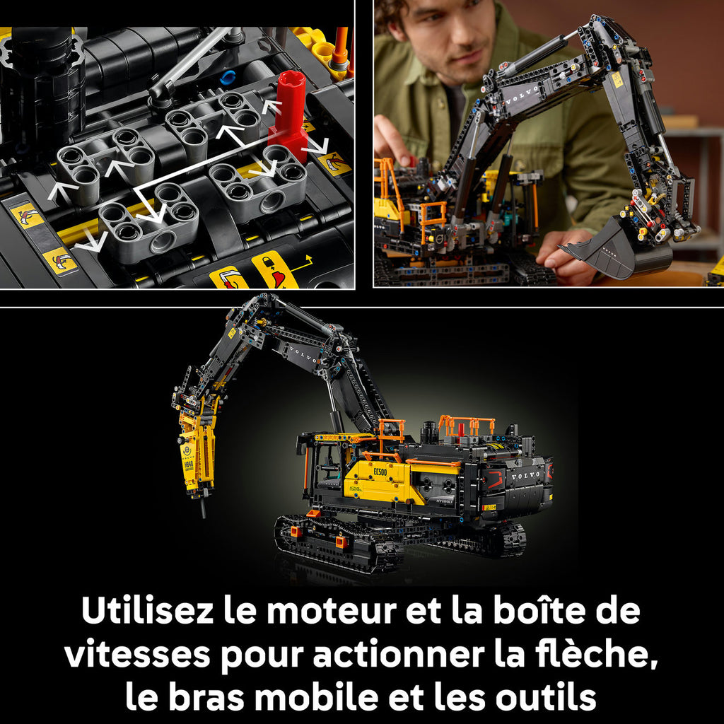 LEGO Technic 42215 Pelleteuse Volvo EC500 hybride
