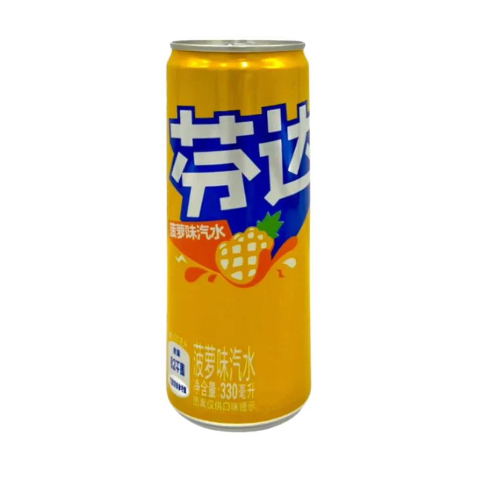 Fanta boisson gazeuse saveur ananas - canette de 330 ml