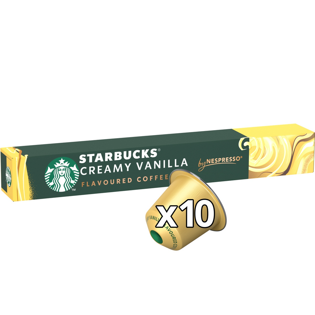 STARBUCKS Café Capsules Saveur Vanille Intensité 5 Compatible Nespresso 10 capsules