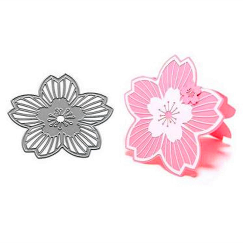 Dies de coupe en métal fleur pour kit de création de cartes découpes en papier en relief dies de découpe machine à scrapbooking gabarits poches de rangement fournitures
