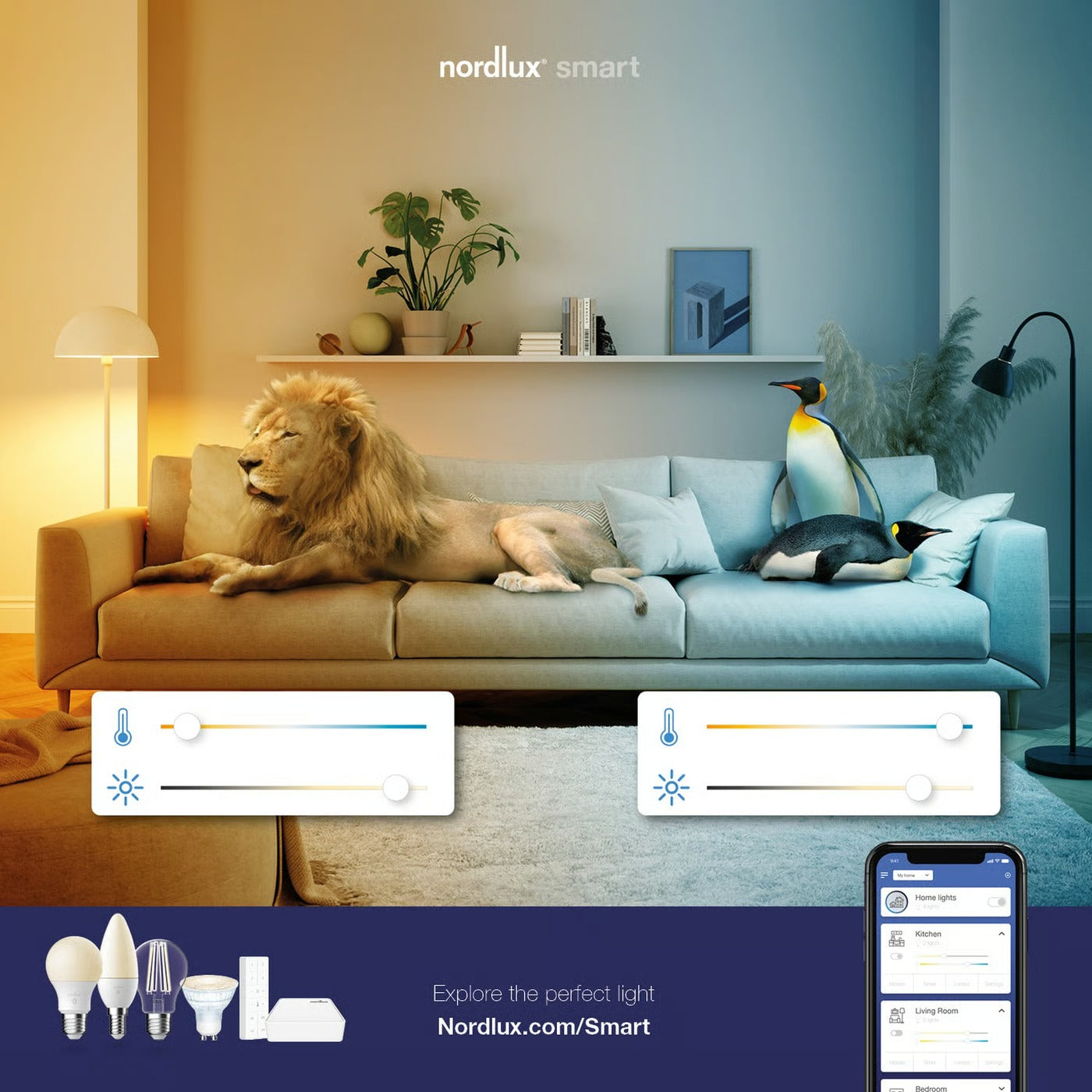 Spot encastré DORADO SMART - LED intégrée variation de température de 2200-6500k - plastique noir IP65 - Nordlux, Extérieur