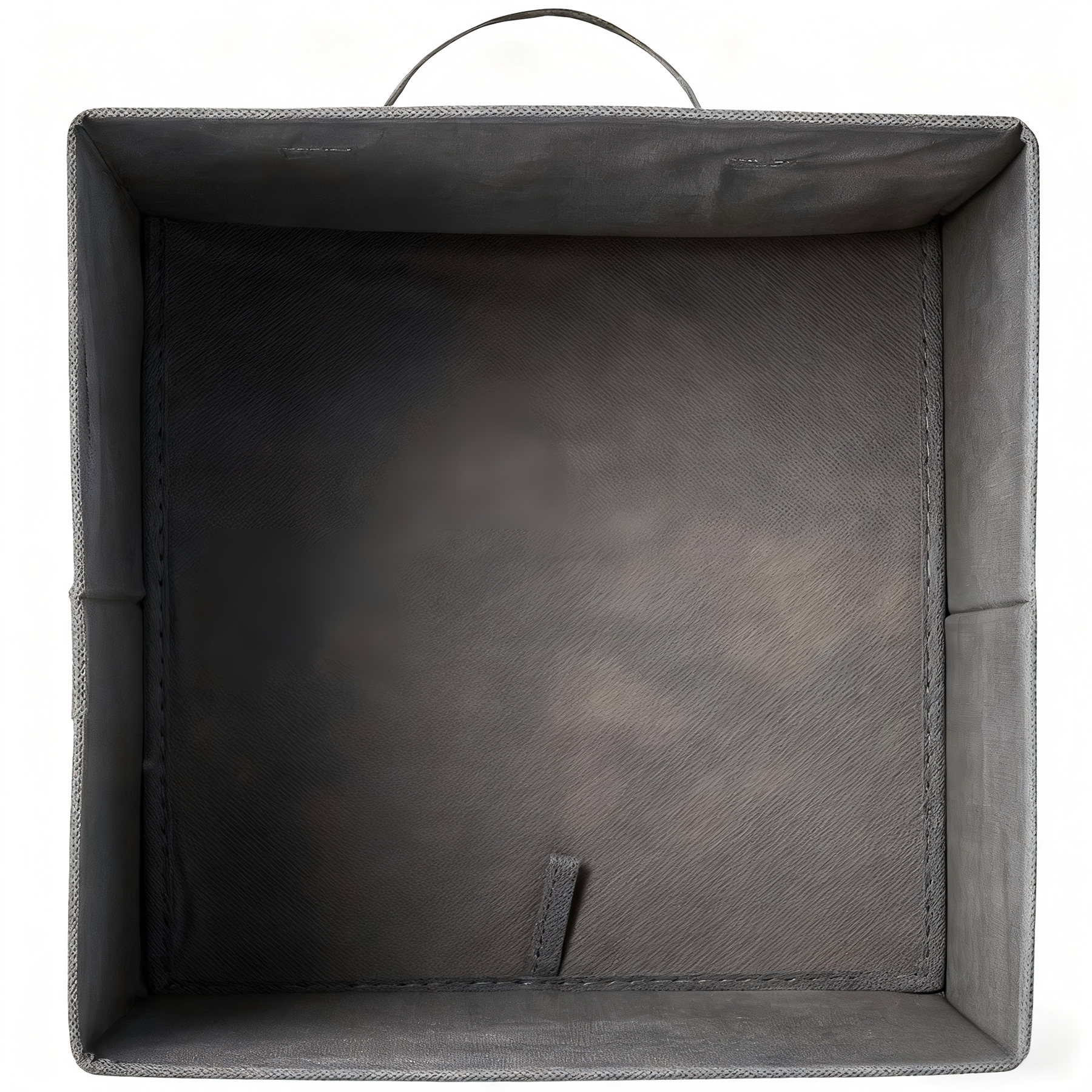 ANQI Cubes de rangement en tissu pliables avec poignées, gris, 10,5 x 10,5 x 11 pouces, lot de 6, vente de Nouvel An, cadeaux top