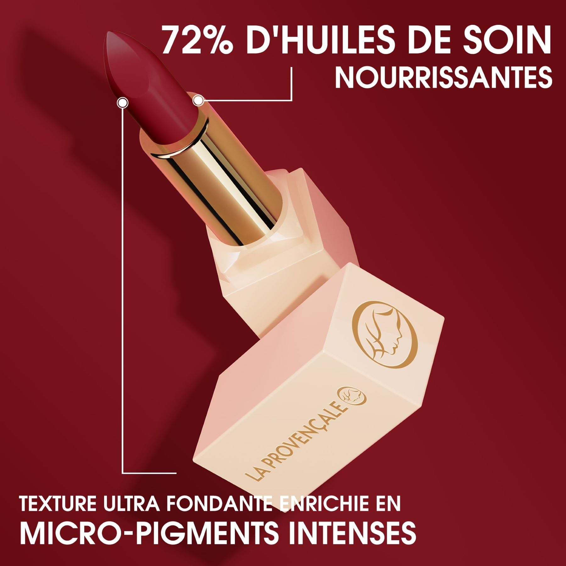 La Provençale Le Rouge Oléo Rouge à Lèvres Satin Ultra Soin 07 Prune Épicée 5g