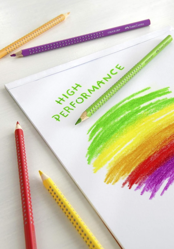Faber-Castell Boîte de 48 crayons de couleur Colour Grip