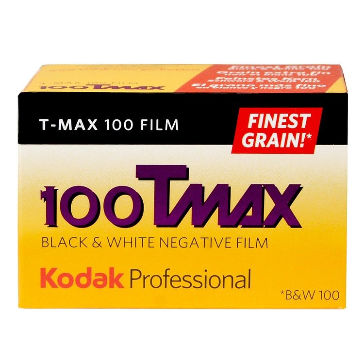 Kodak Pellicule T-Max 100 ISO - 135 mm - 36 poses Noir et Blanc