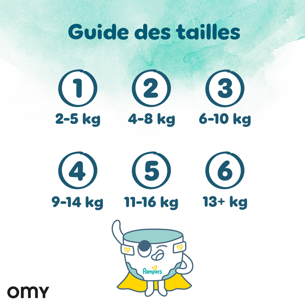Pampers Harmonie Couches Édition Limitée, Taille 2, 117 Couches, 4kg-8kg, Conçues pour Les Peaux Les Plus Sensibles, Maxi Economy Pack