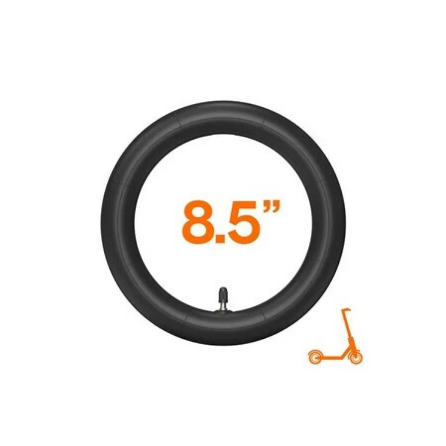 CHAMBRE À AIR POUR E-SCOOT 8,5" Noir