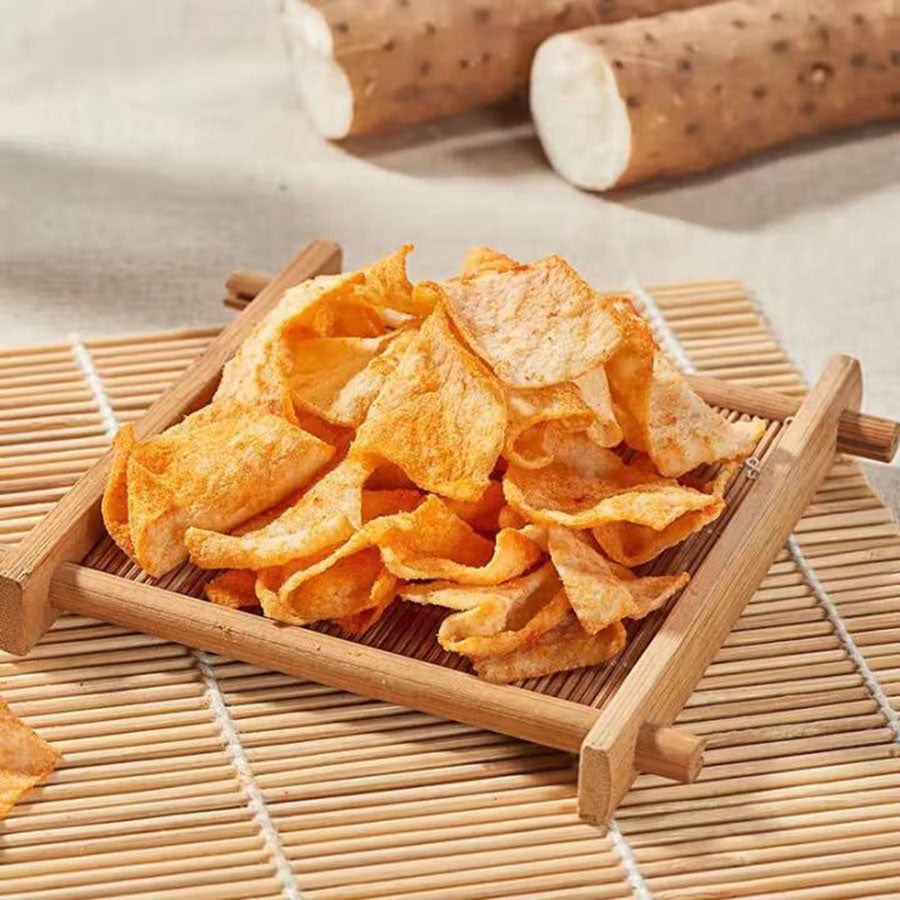 Wo Long Tranches d'igname saveur barbecue 180 g