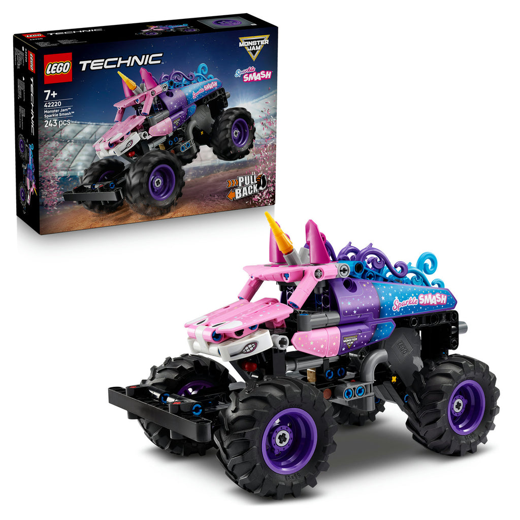 LEGO Technic 42220 Monster Jam™ Sparkle Smash™ à rétrofriction