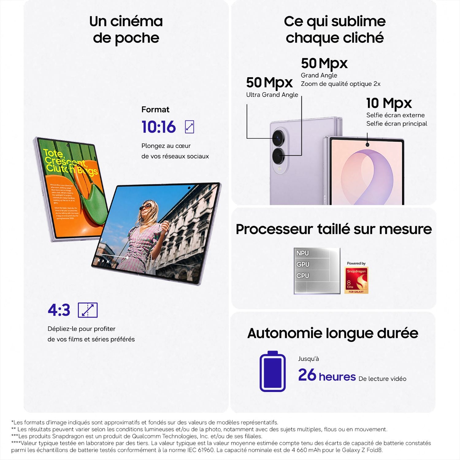 Galaxy Z Fold 8 Crème 256 Go