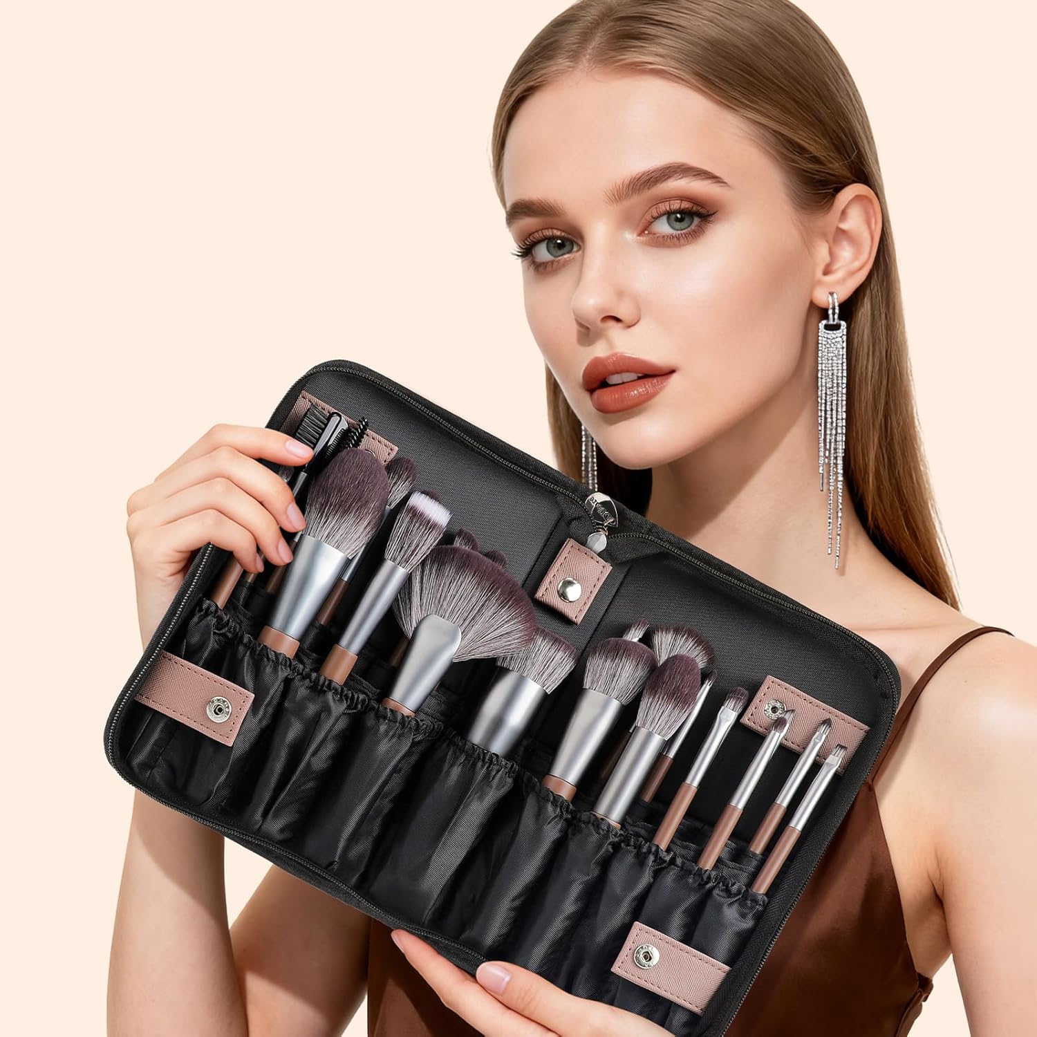 DUcare Trousse de 22 pinceaux de maquillage