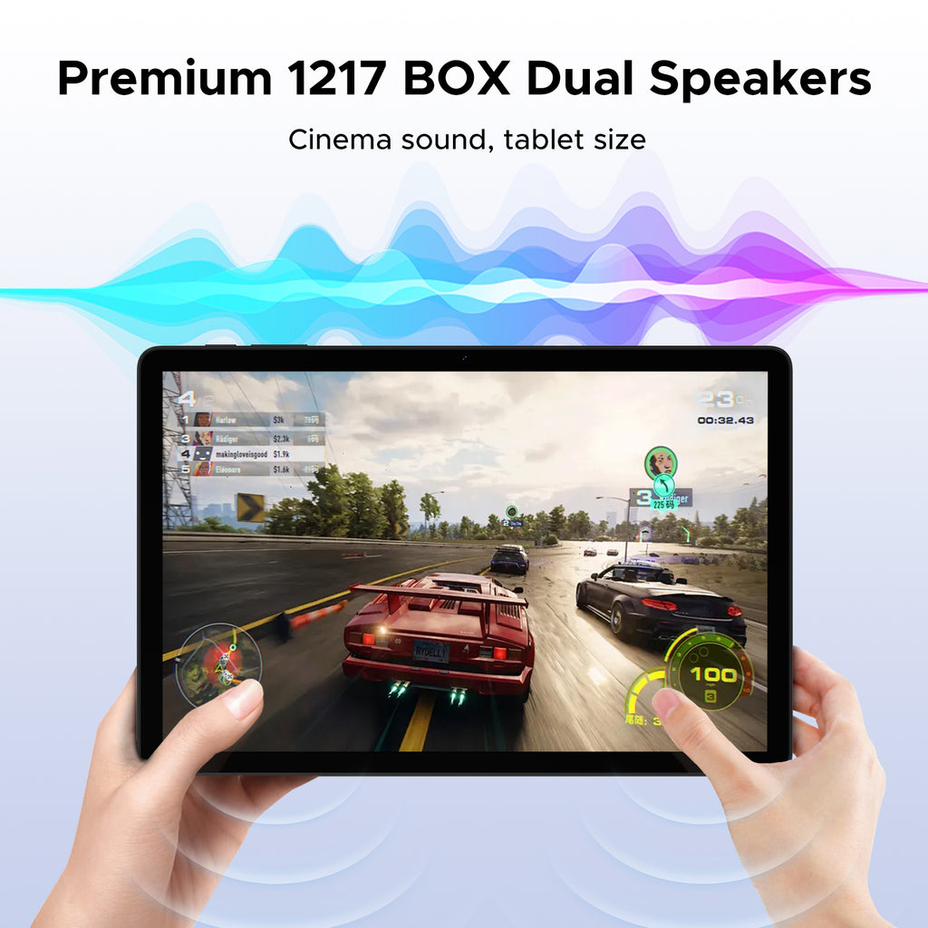 DOOGEE Tab G6 Tablette 11 pouces Android 15, 30 Go + 256 Go/2 To, 8000 mAh, T7250 huit cœurs, 4G LTE, double haut-parleur, Widevine L1, identification faciale, Bluetooth 5,0, Wi-Fi 5G, GPS, gris