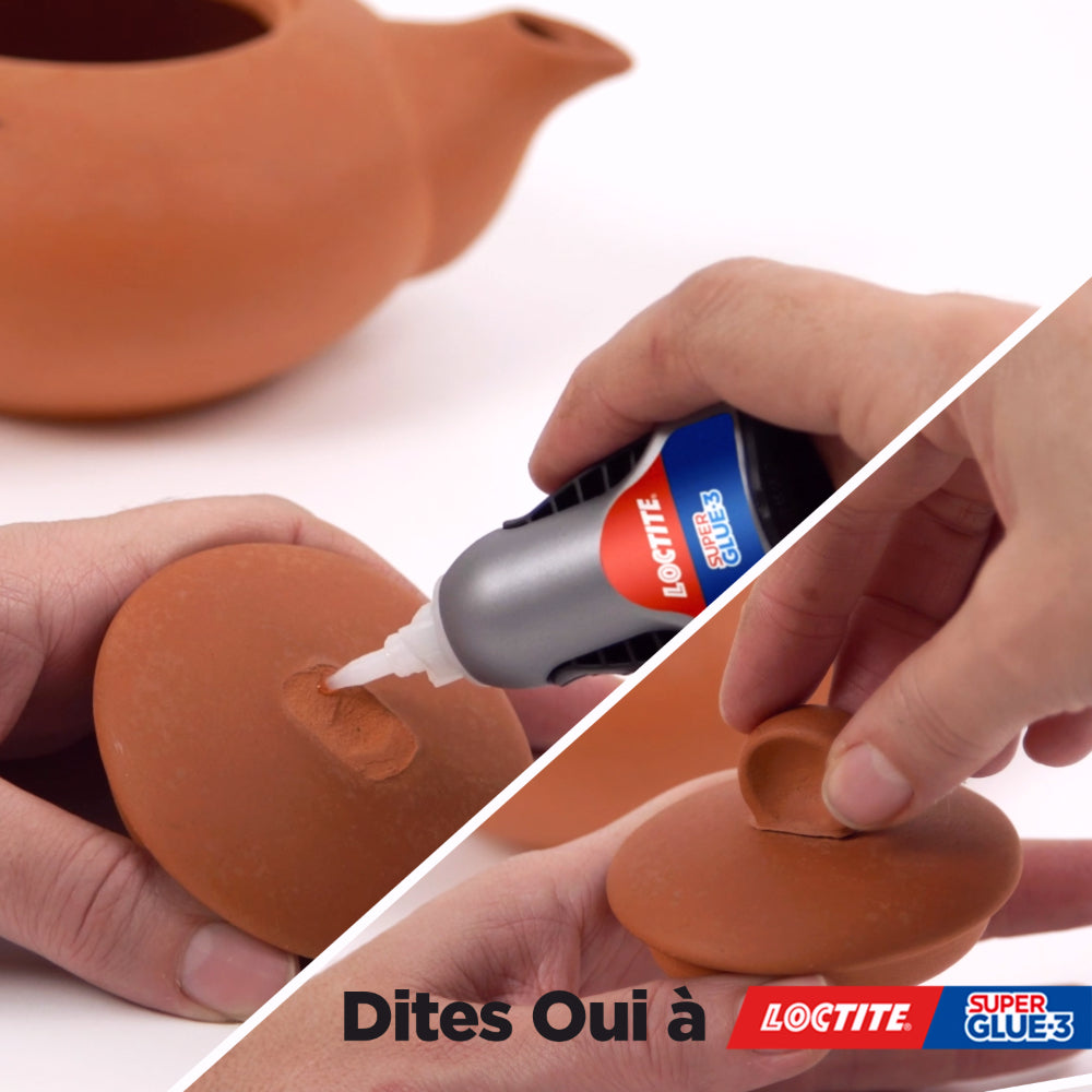 Henkel Loctite Super Glue-3 Control, Colle instantanée surpuissante avec débit contrôlé, Colle universelle pour la plupart des matériaux, colle liquide dans un flacon anti choc de 3 g