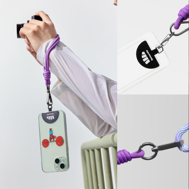 Beneunder LC376 Lanière pour téléphone longue et réglable - Noir