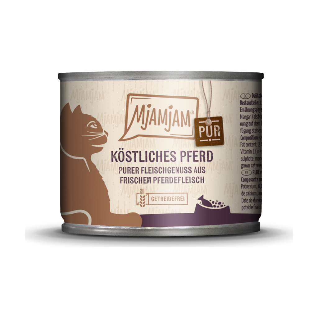 MjAMjAM Aliment humide pour chat Pur Cheval 200 g