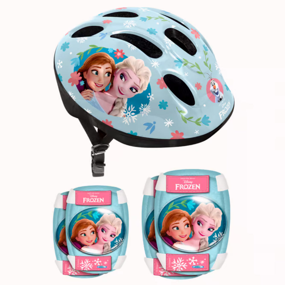 DISNEY COMBO LA REINE des NEIGES (Casque + Genouillères & Coudières)