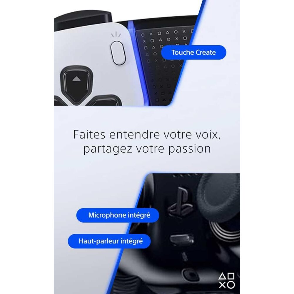PlayStation Dualsense Edge Manette sans fil PS5 - Noir/Blanc