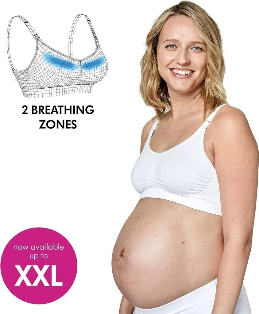 MEDELA Keep Cool - Soutien-gorge d'allaitement, blanc, taille L