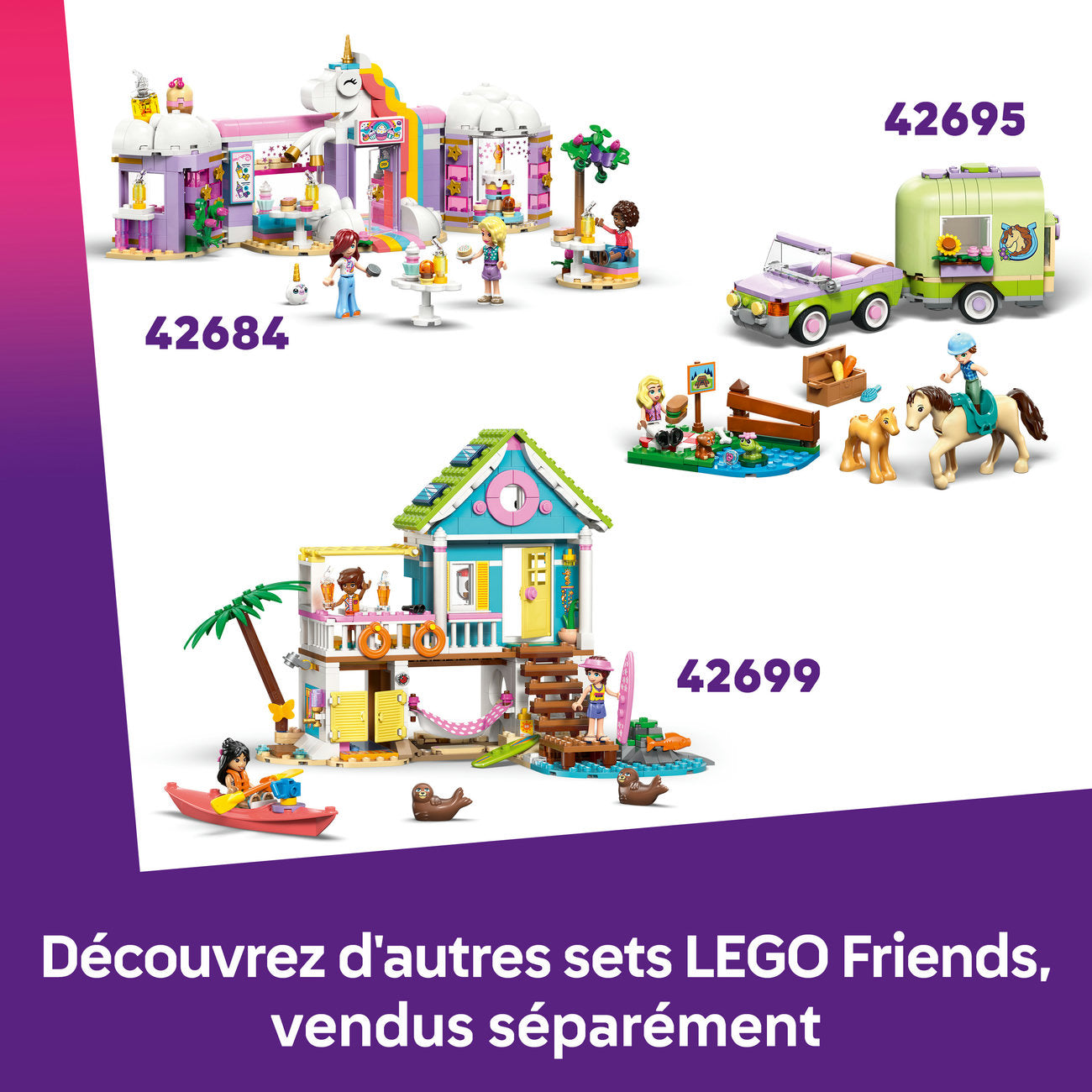 LEGO Friends Ensemble de Construction Une Journée Fabuleuse au Parc Aquatique 42676