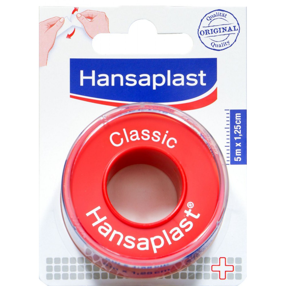 HANSAPLAST - Bande adhésive classique 5 m x 1 cm - 1 unité