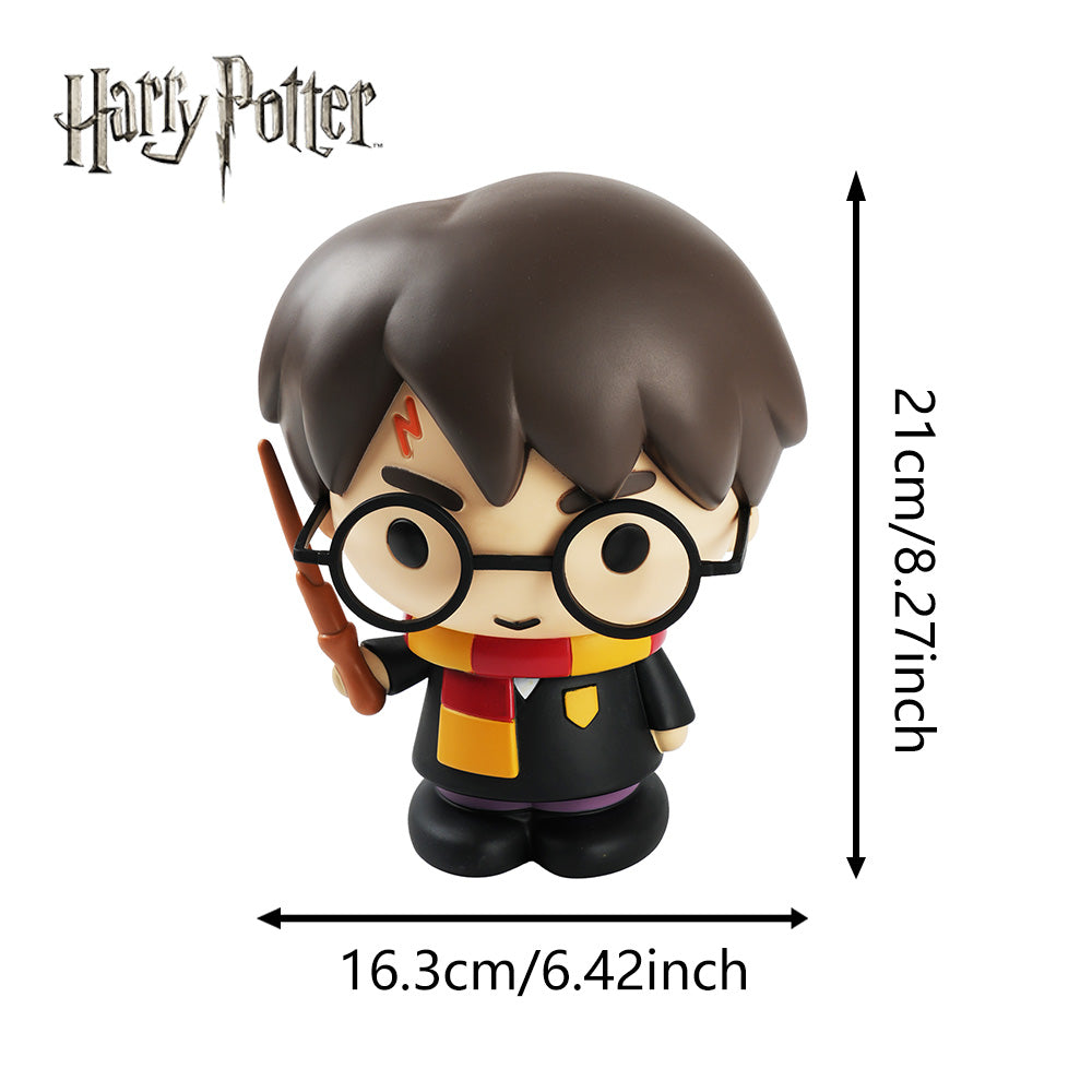 Tirelire Harry Potter Officielle 3D en PVC Étanche et Incassable – Figurine Décorative, Boîte à Monnaie, Organisateur de Bureau, Objet de Collection, Idée Cadeau
