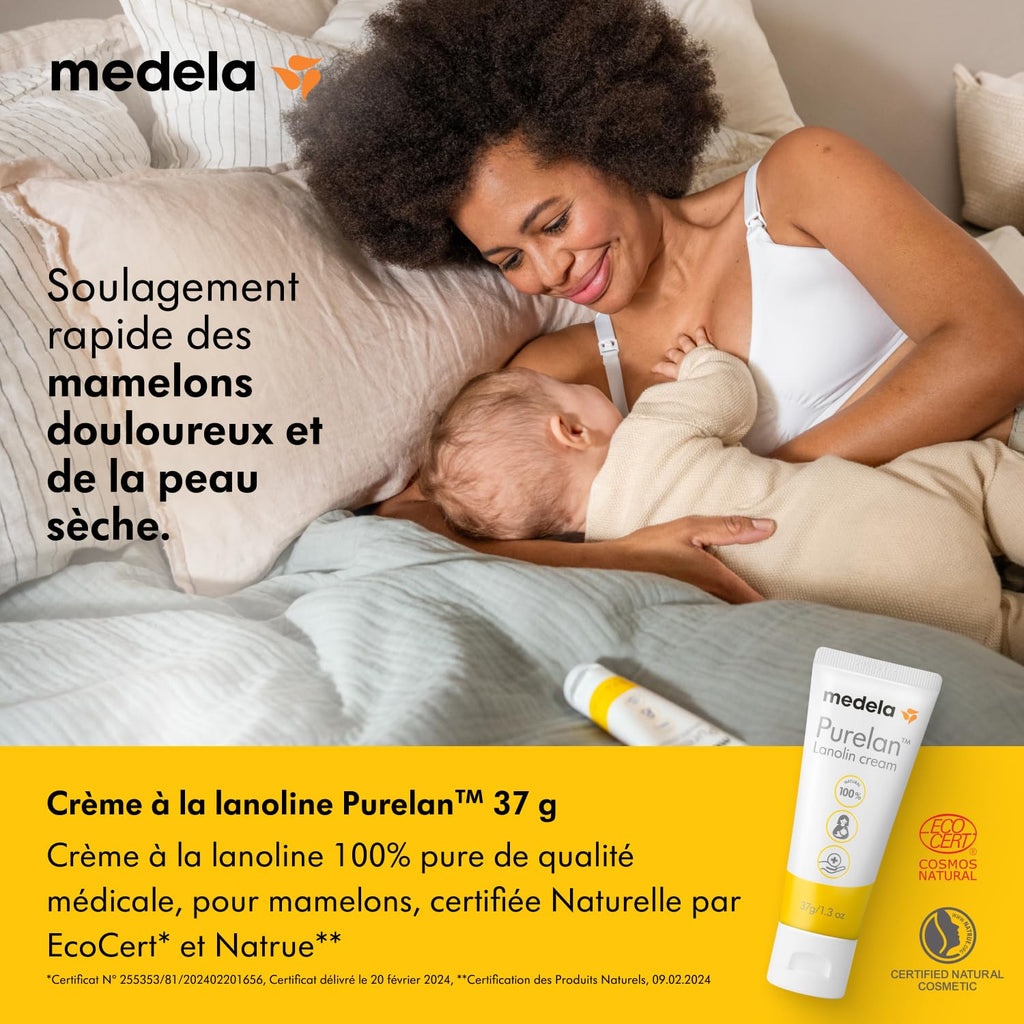 MEDELA Purelan - Crème à la lanoline pour l'allaitement, 37 g