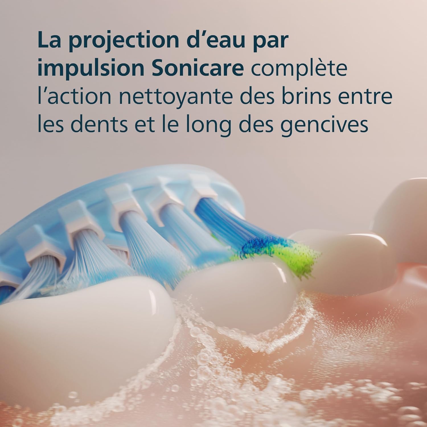 Philips Sonicare Premium Plaque Defense HX9044/87 Têtes de brosse à dents électriques - élimine jusqu’à 10x plus de plaque, dents plus blanches en 3 jours, compatible BrushSync, lot de 4 - Blanc
