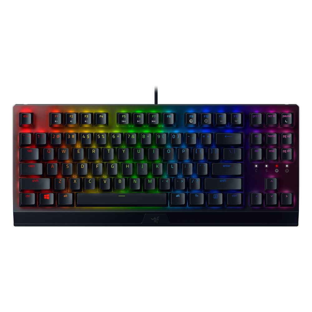 Razer BlackWidow V3 Tenkeyless Clavier Gaming mécanique (Switch Vert) - AZERTY - Noir