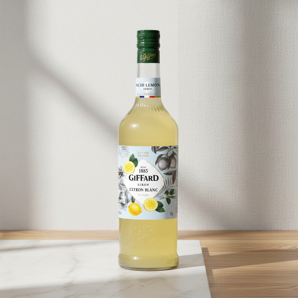 GIFFARD Sirop saveur citron blanc - 1 L