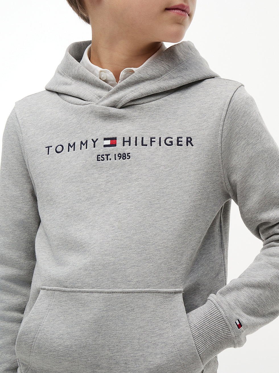 Tommy Hilfiger Sweat à capuche basique Gris 80
