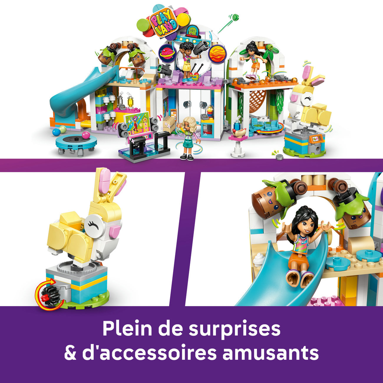 LEGO Friends Centre de Jeu d'Intérieur 42686 Ensemble de Jouets de Construction avec Toboggan et Pataugeoire (623 Pièces)