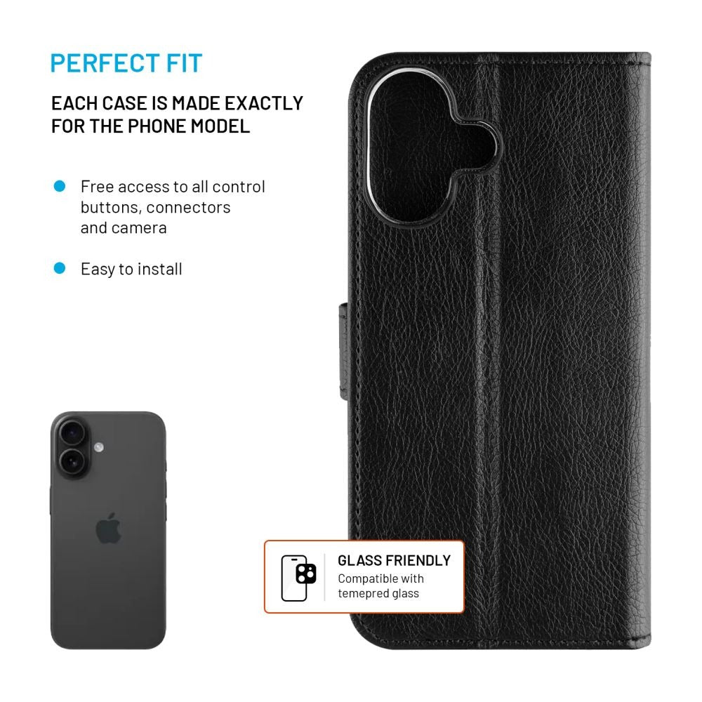FIXED Coque de téléphone Opus pour Apple iPhone Air, noir