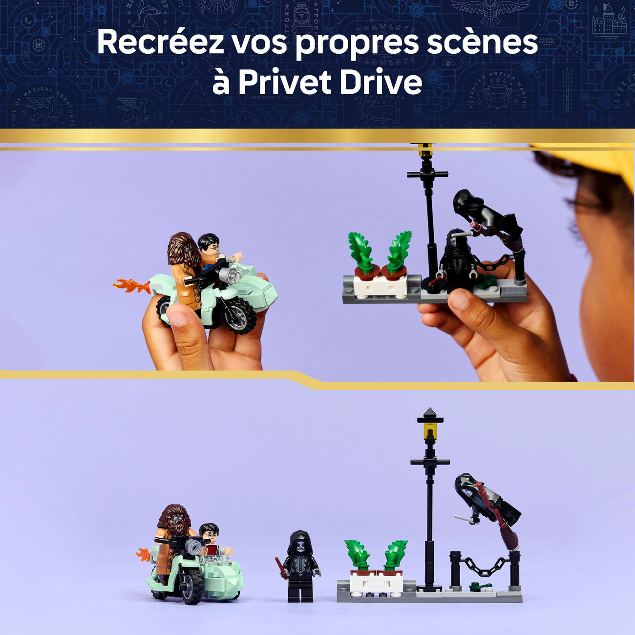LEGO Harry Potter™ 76459 Hagrid™ et Harry s’échappent de Privet Drive
