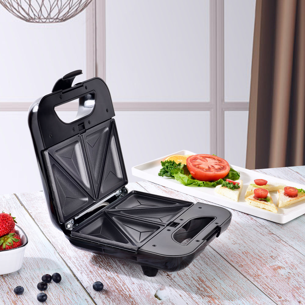 KITCHENCOOK Mister K Appareil à sandwich 3-en-1 en acier inoxydable